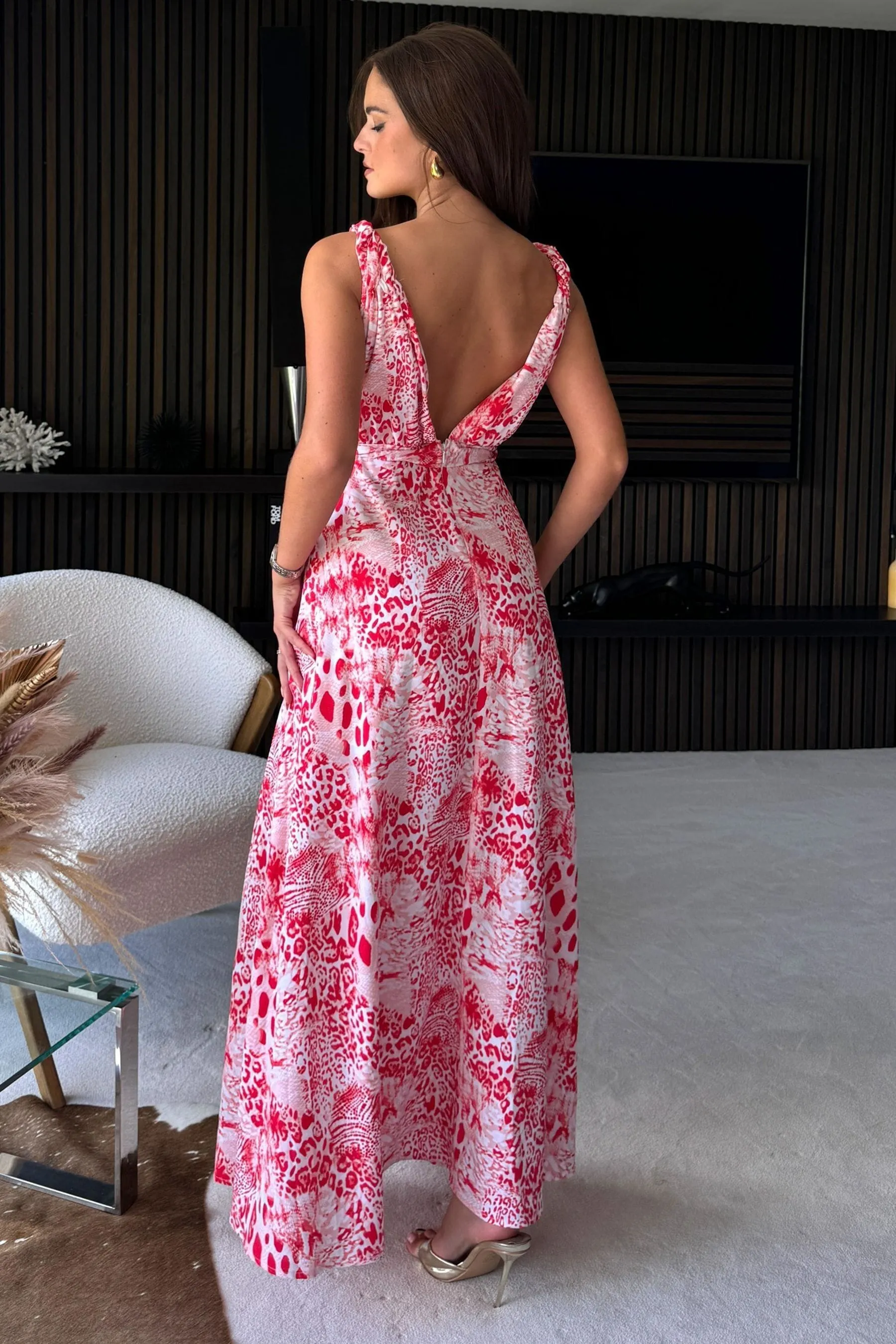 Girl In Mind Roma - Animal - Abito maxi