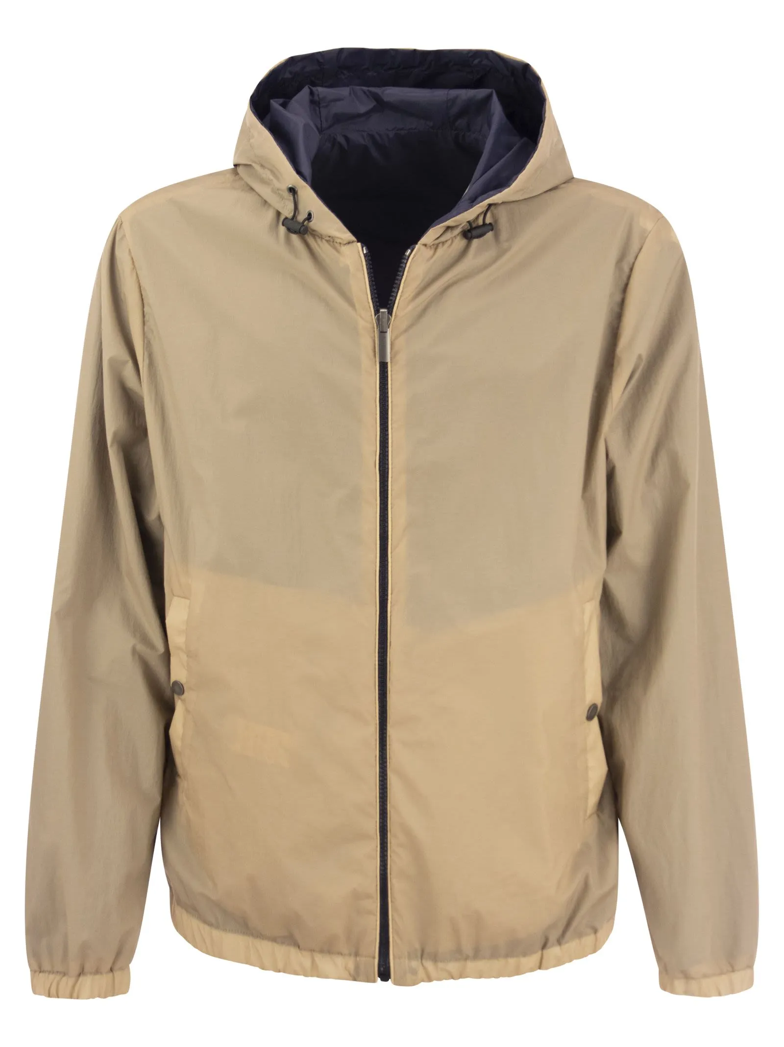 Giubbino reversibile con cappuccio