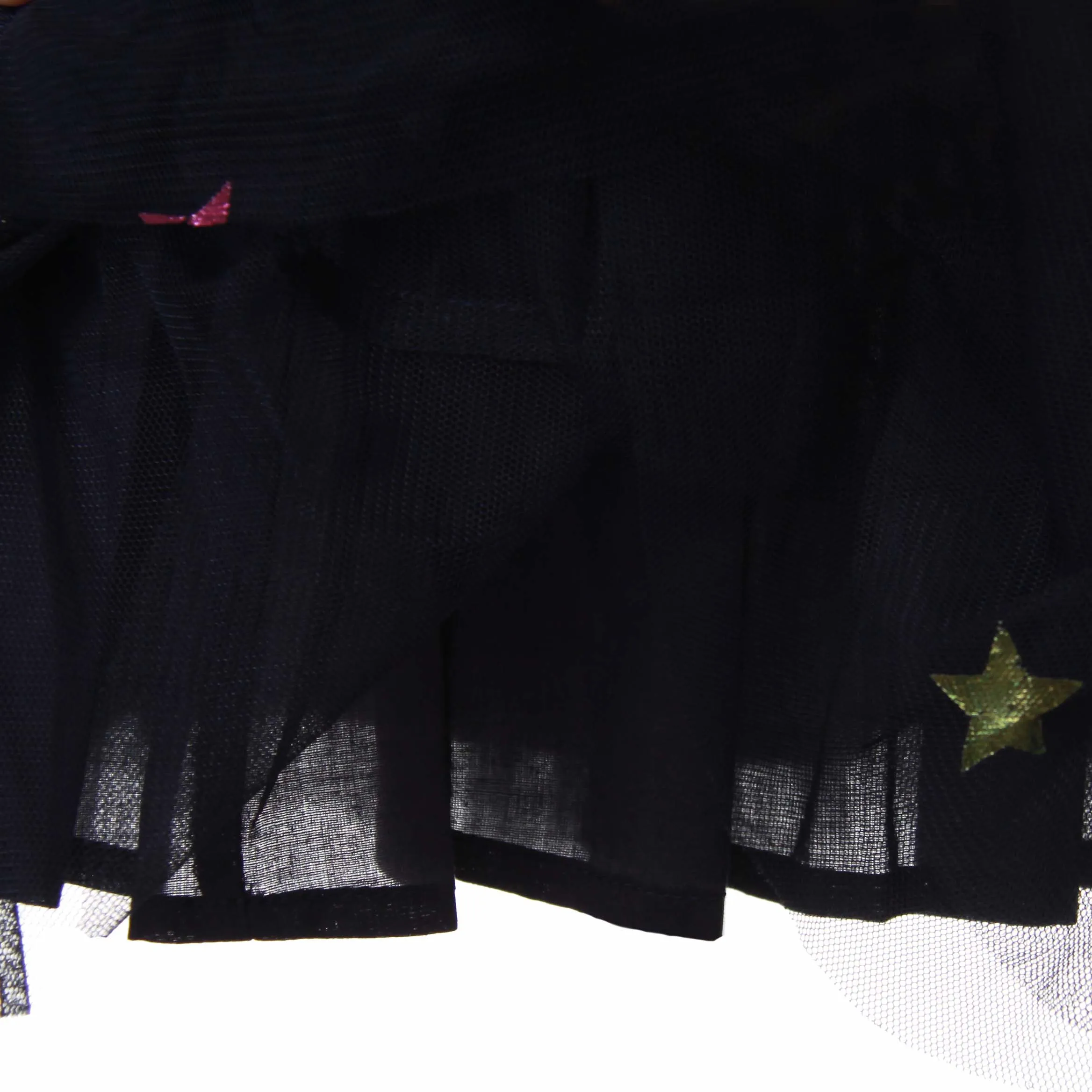 Gonna Bimba In Tulle Blu Con Stelle
