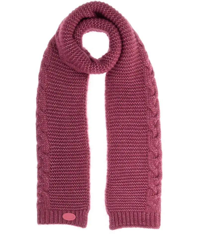 GUESS AW9974WOL03 sciarpa a maglia intreccio donna magenta