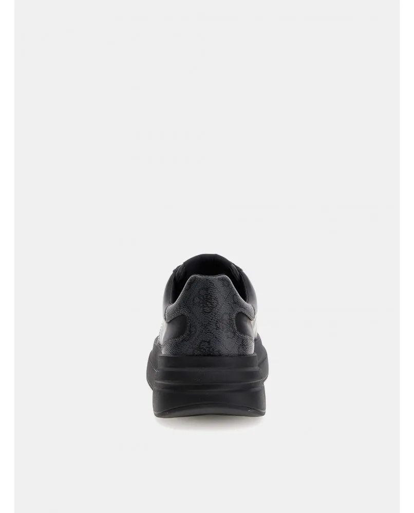 GUESS FMPVIBLEA12 sneakers scarpe uomo casual nero logo