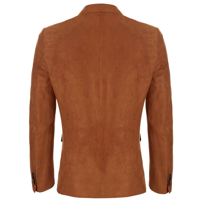 Henk ter Horst Giacca suedine Cognac