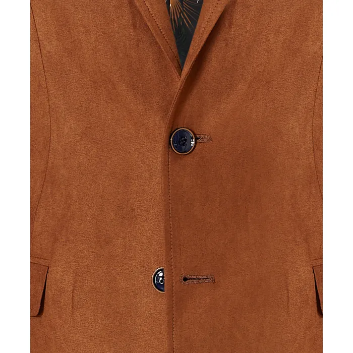 Henk ter Horst Giacca suedine Cognac