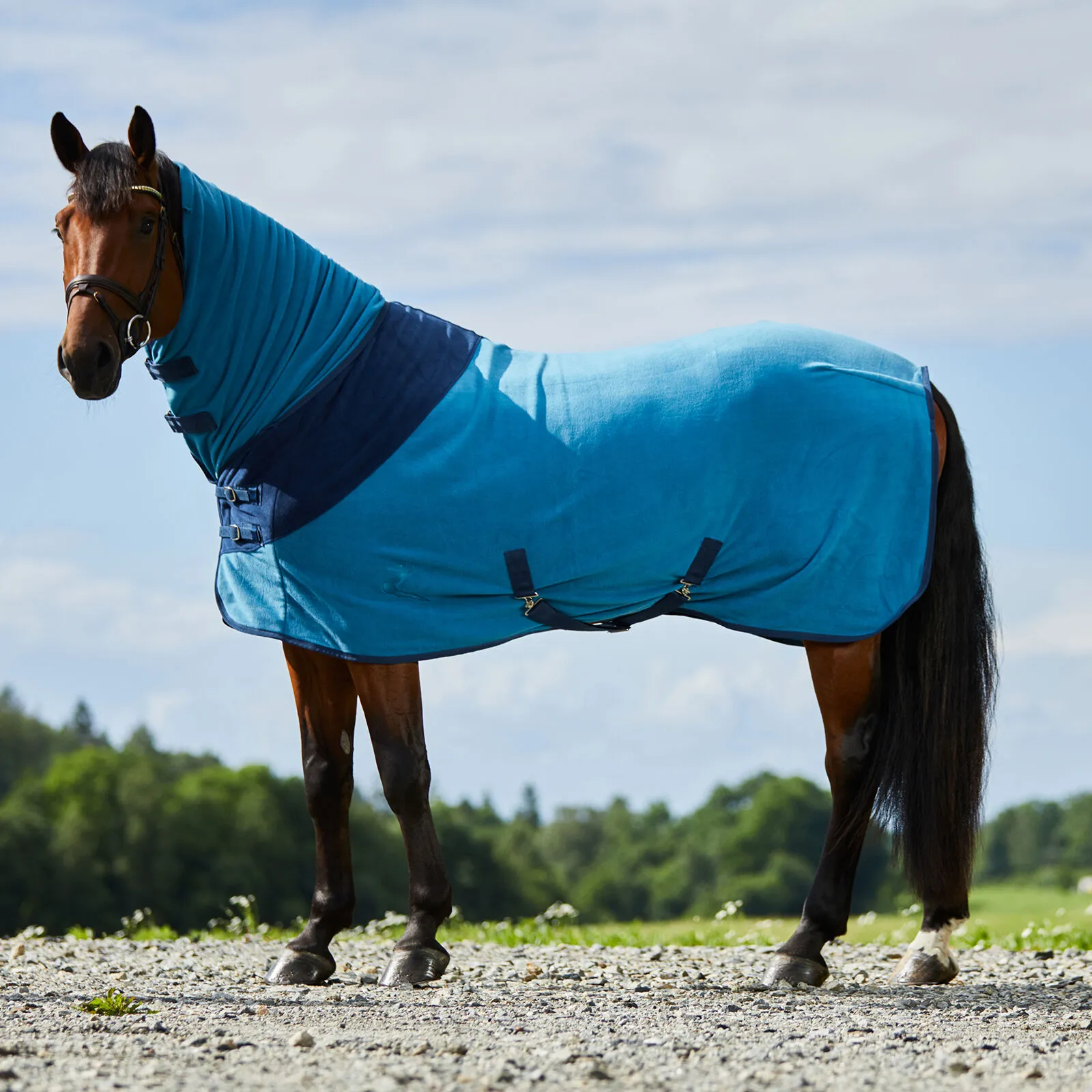 Horze Turin Coperta in pile con collo alto