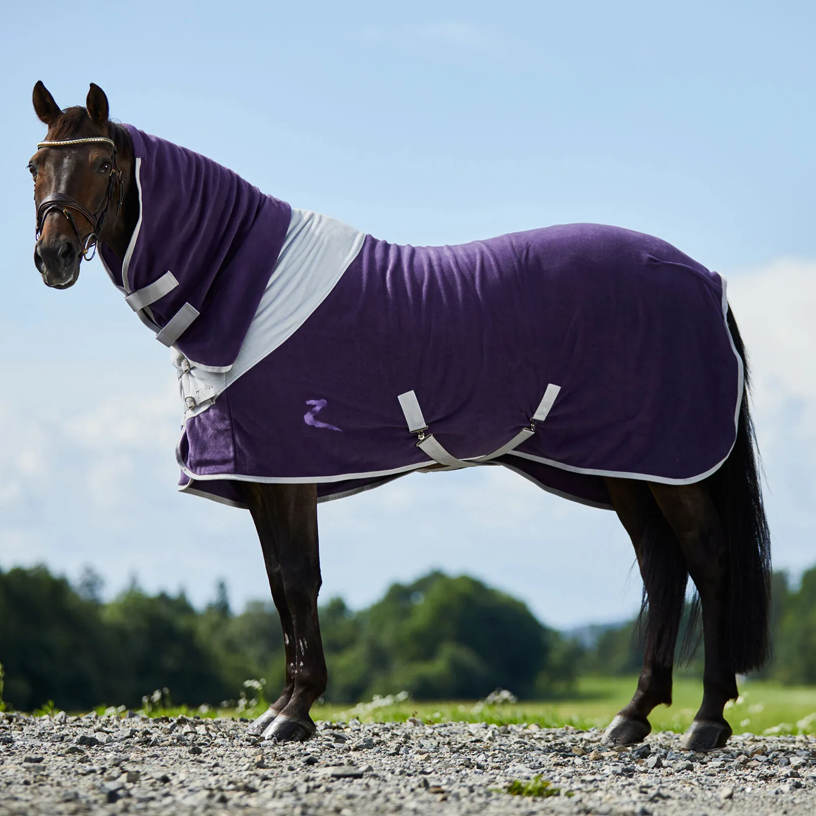 Horze Turin Coperta in pile con collo alto