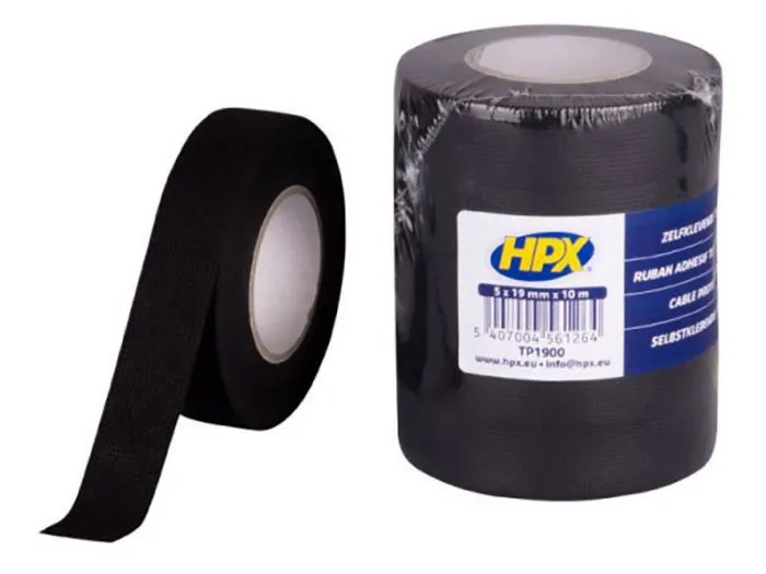 HPX nastro adesivo protettivo nero 19 mm x 25 m