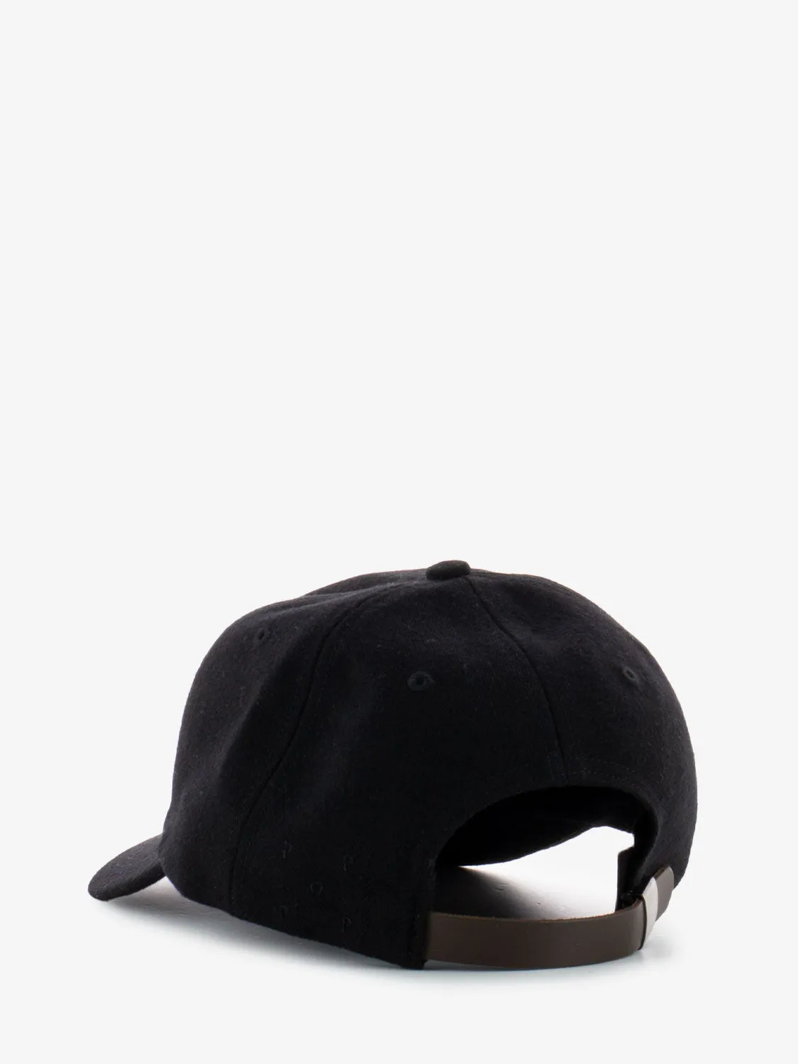 Initials sixpanel hat black