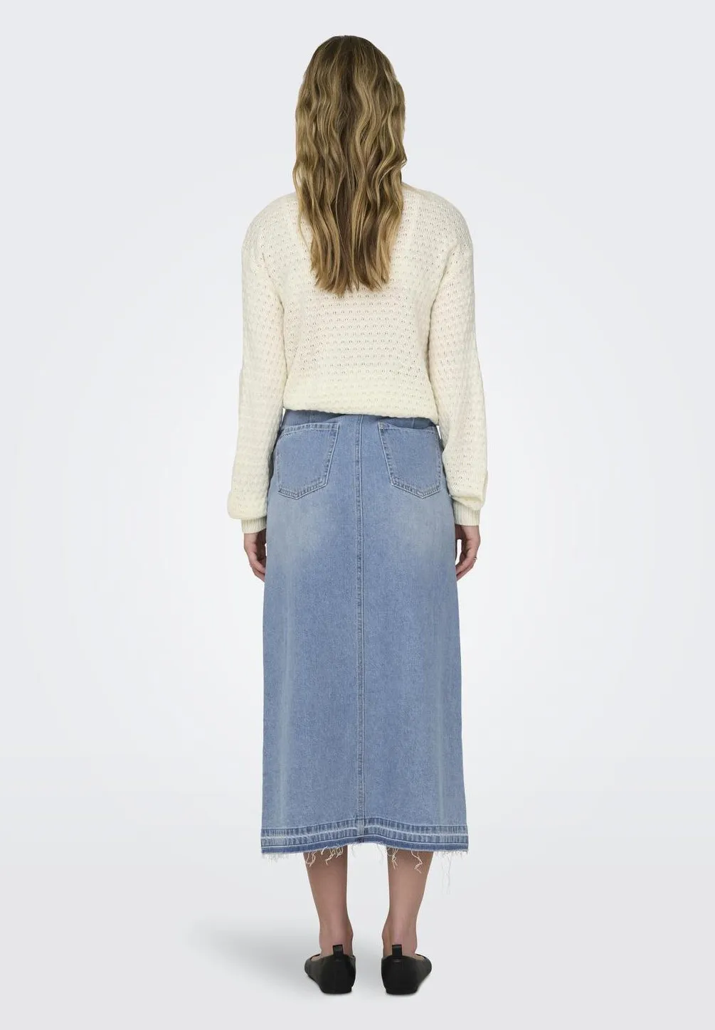 JDYBELLA LONG SKIRT - Gonna di jeans