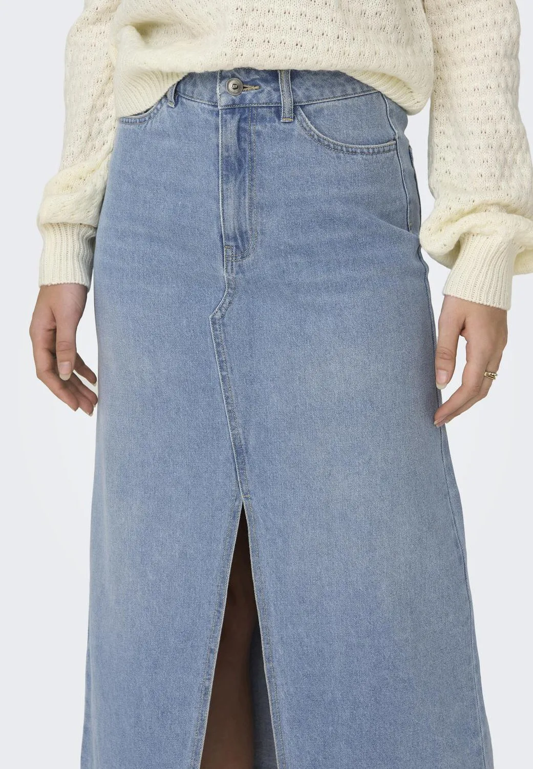 JDYBELLA LONG SKIRT - Gonna di jeans