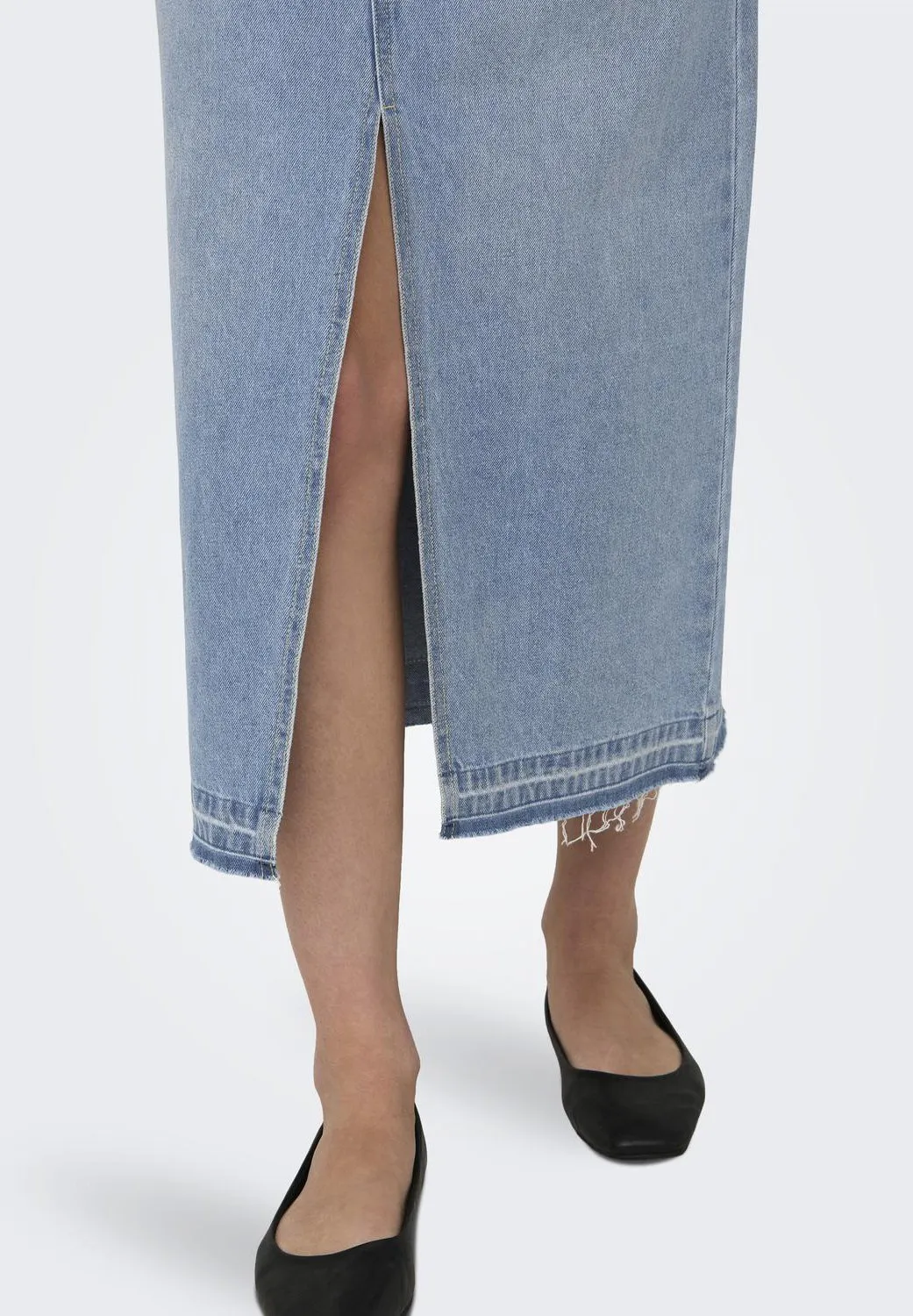 JDYBELLA LONG SKIRT - Gonna di jeans