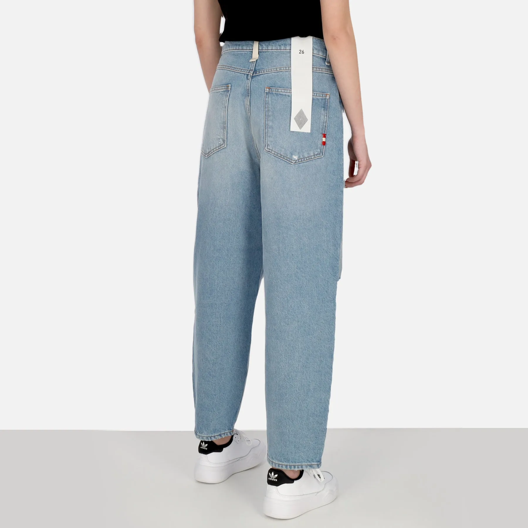 Jeans Donna W Baggy Denim Super Used Denim