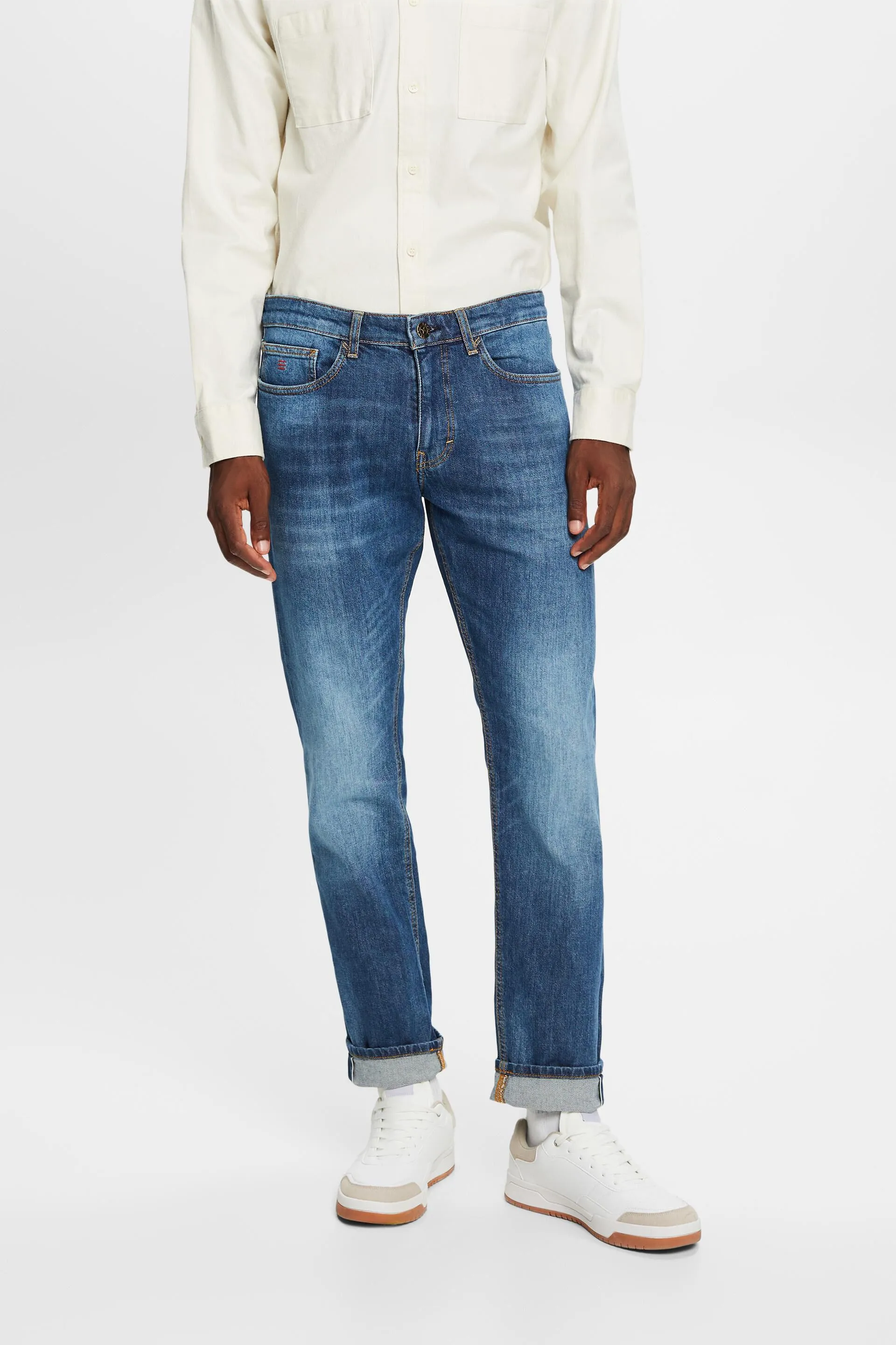 Jeans Slim Fit a vita media