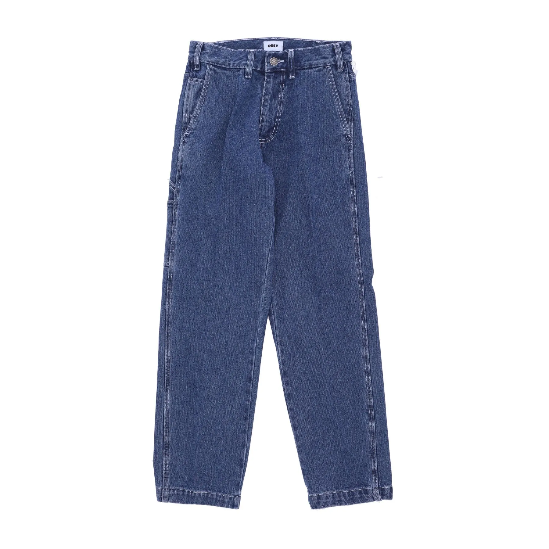 Jeans Uomo Hardwork Carpenter Denim Pant Stonewash Indigo