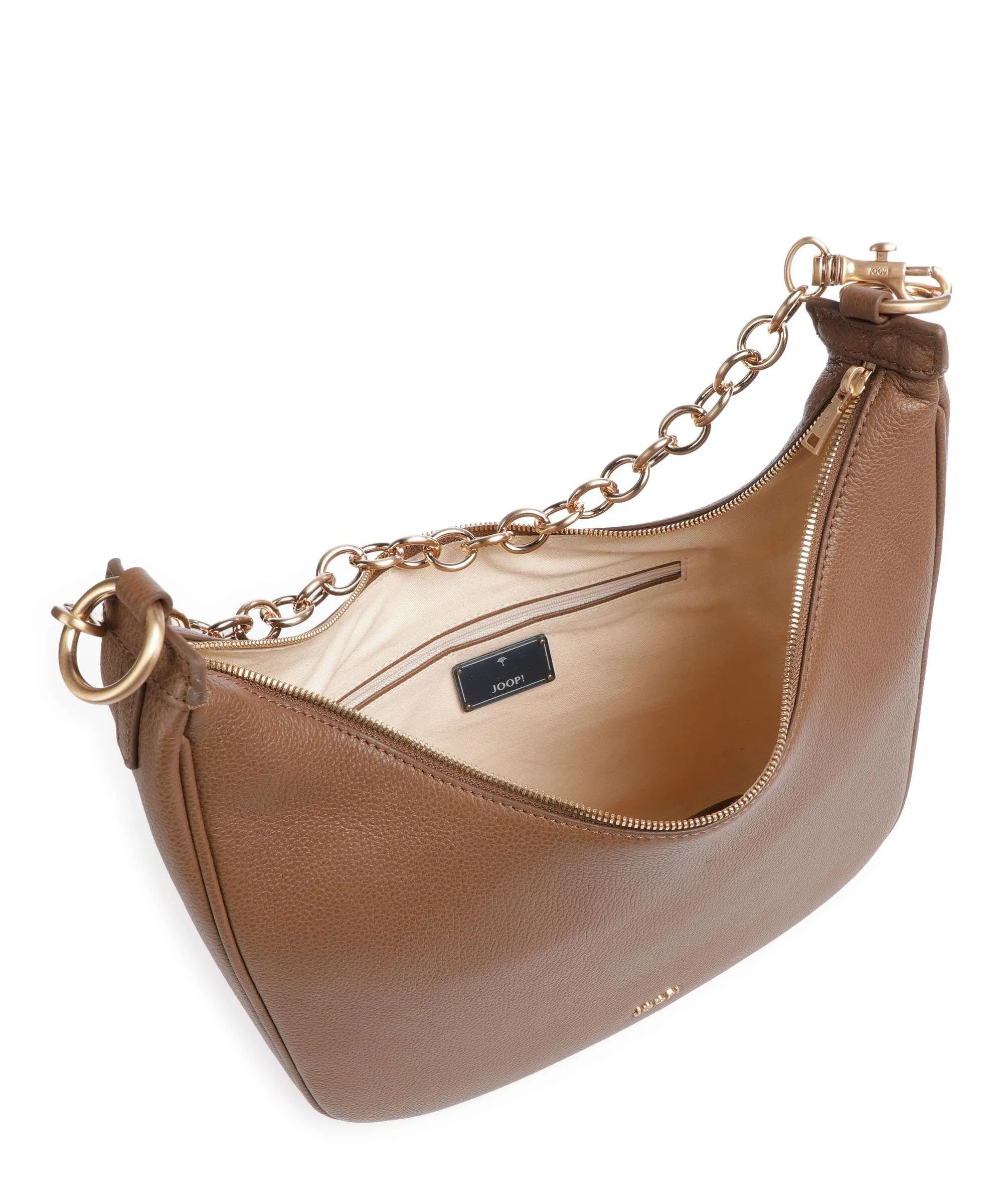  JOOP! Dolce Ginger Borsa hobo pelle granulata marrone  