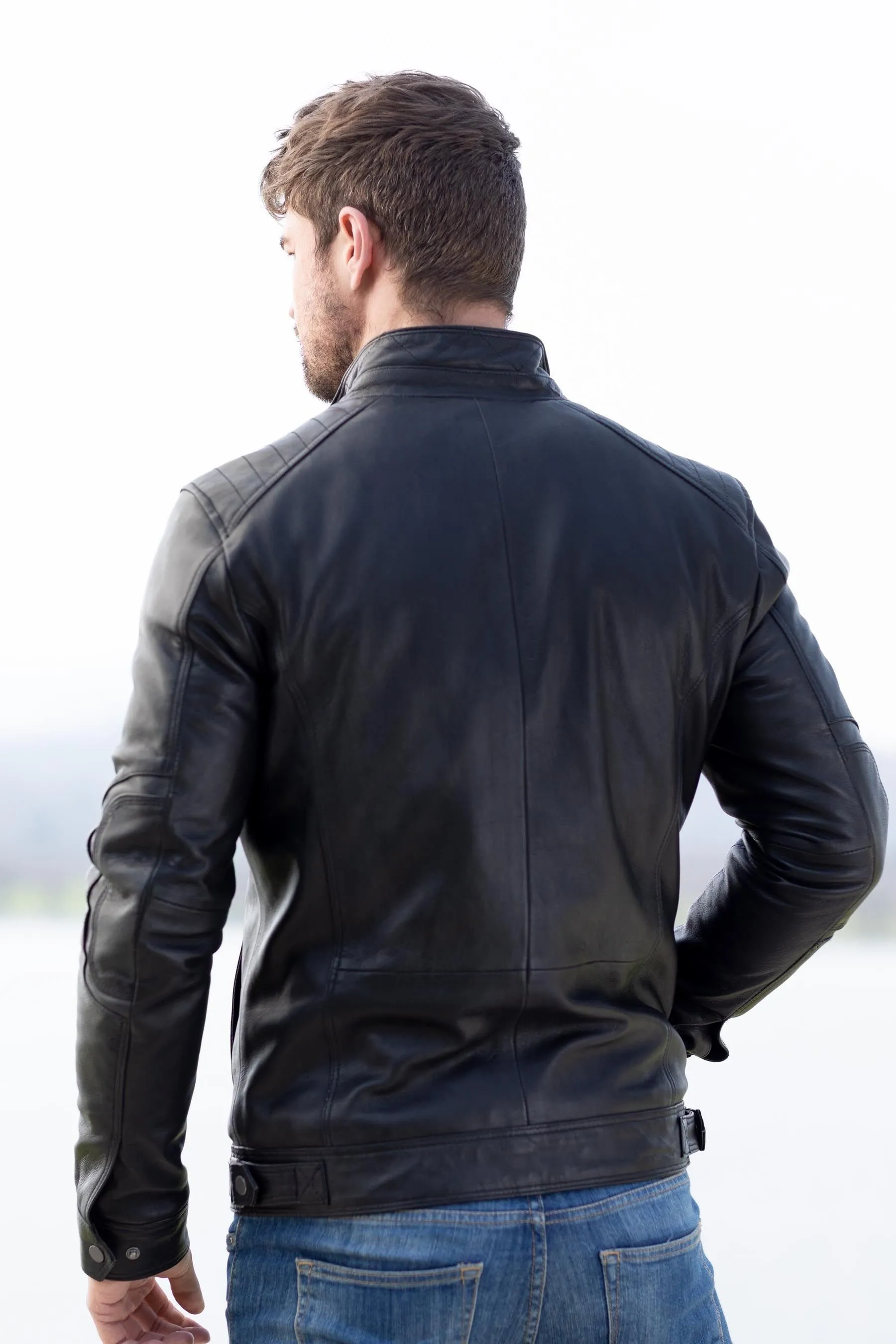 Lakeland Leather Wansfell Leather Biker Jacket