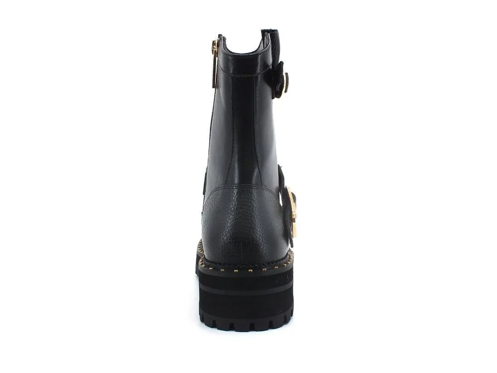 LIU JO Pink 184 Biker Stivaletto Pelle