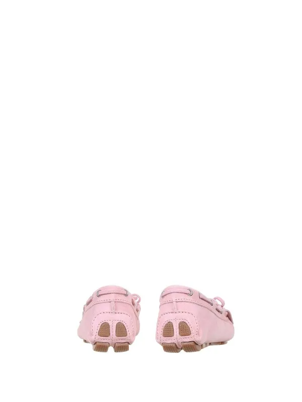 Loafer In Pink Suede