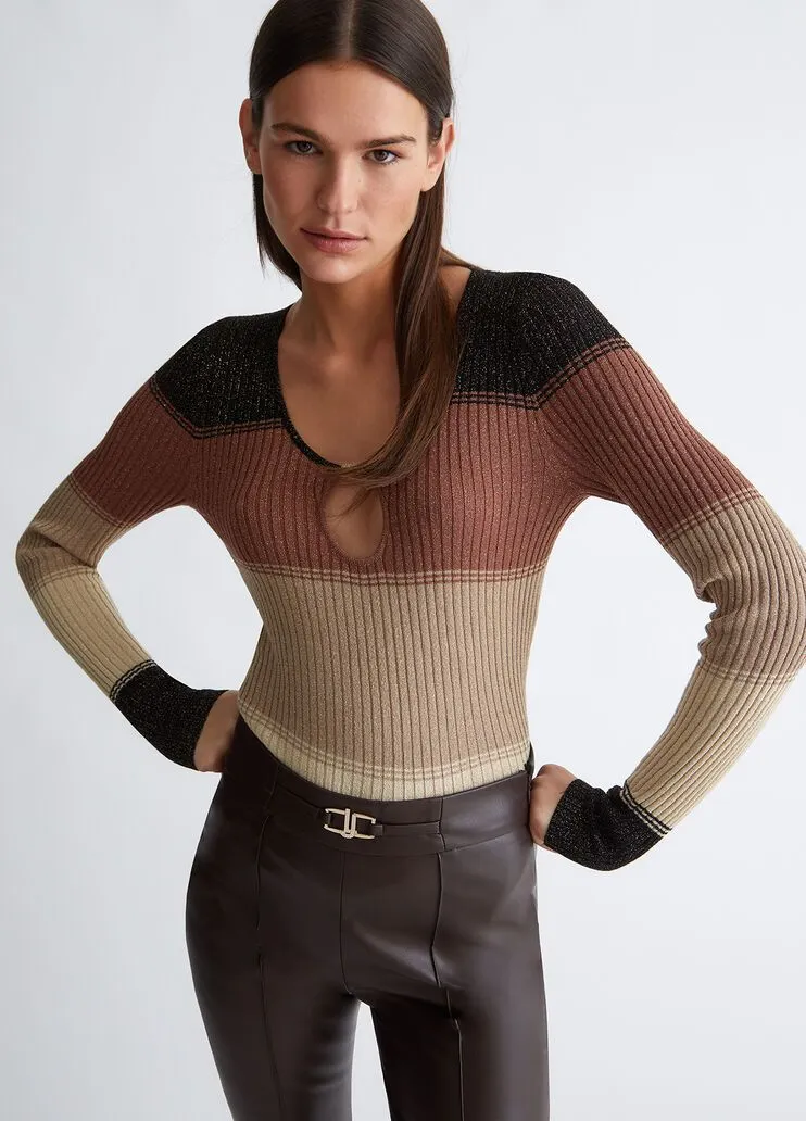 Maglia a righe ecosostenibile liu jo