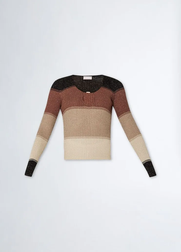 Maglia a righe ecosostenibile liu jo