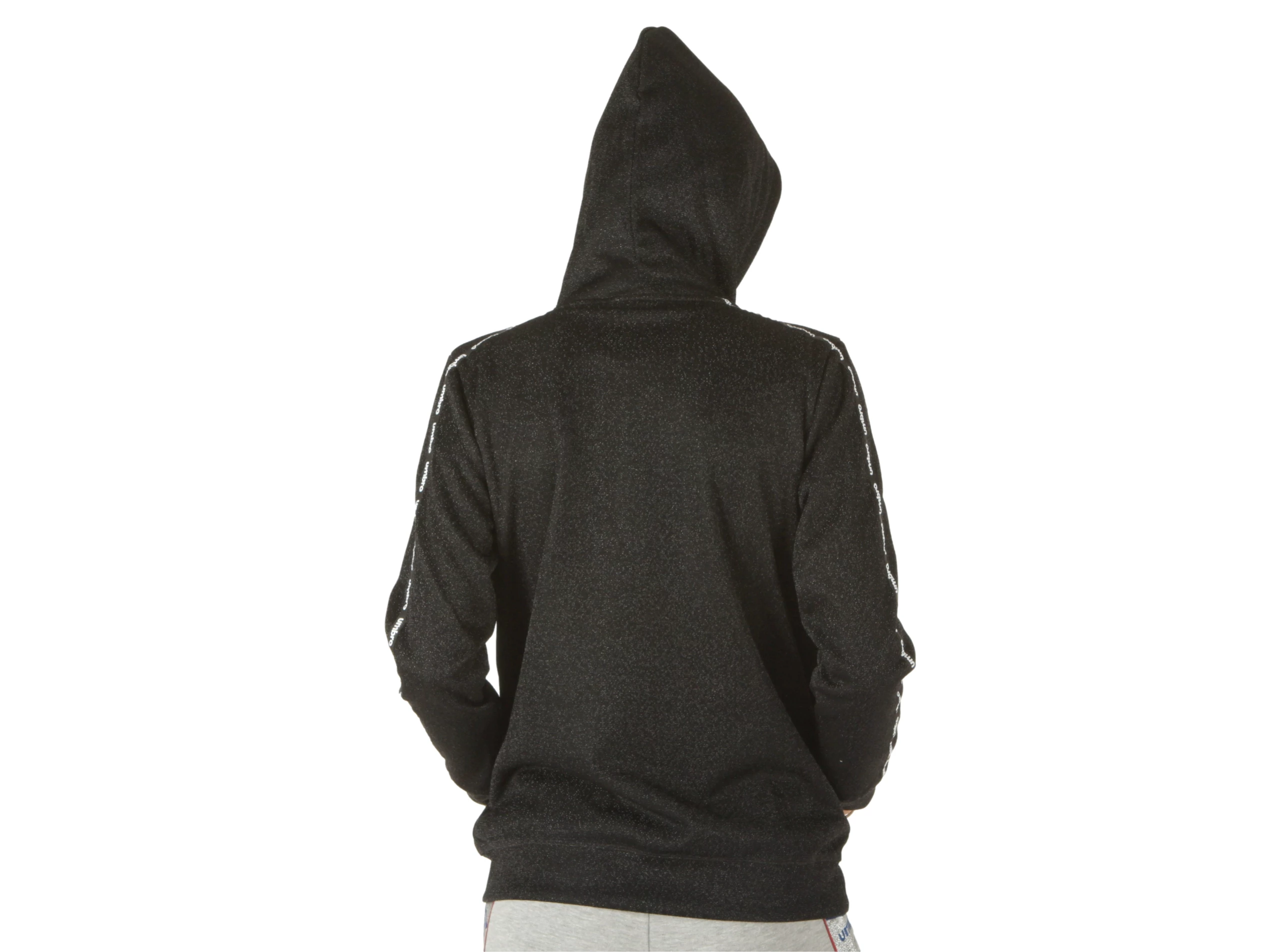 Maglia cappuccio in lurex