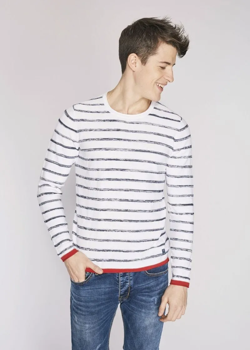 Maglia girocollo in cotone