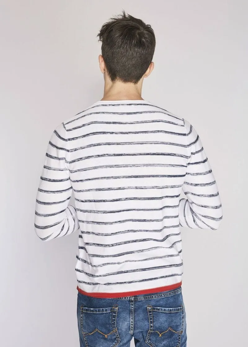 Maglia girocollo in cotone