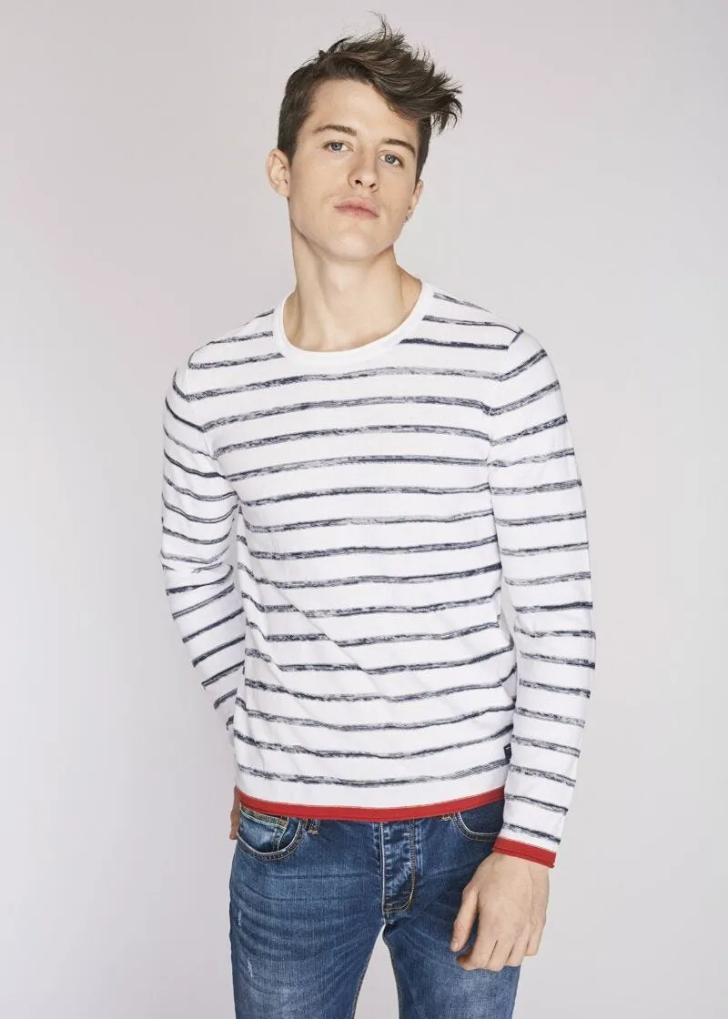 Maglia girocollo in cotone
