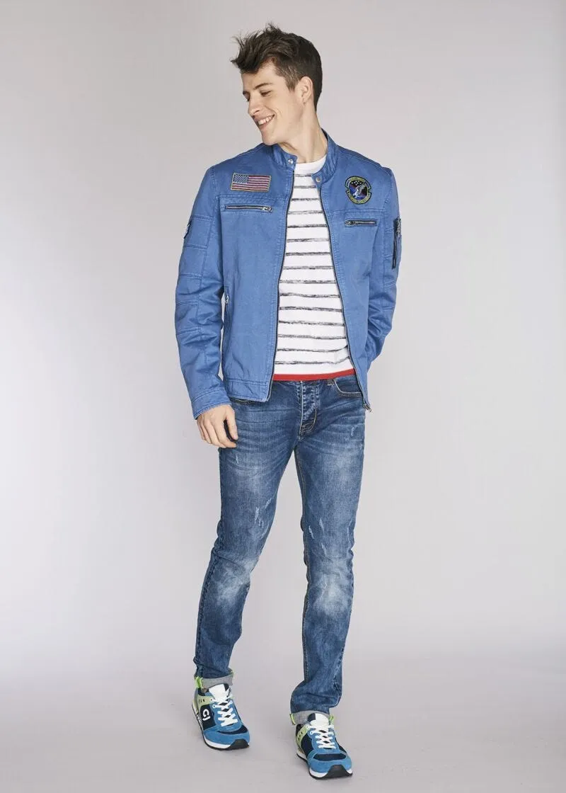 Maglia girocollo in cotone