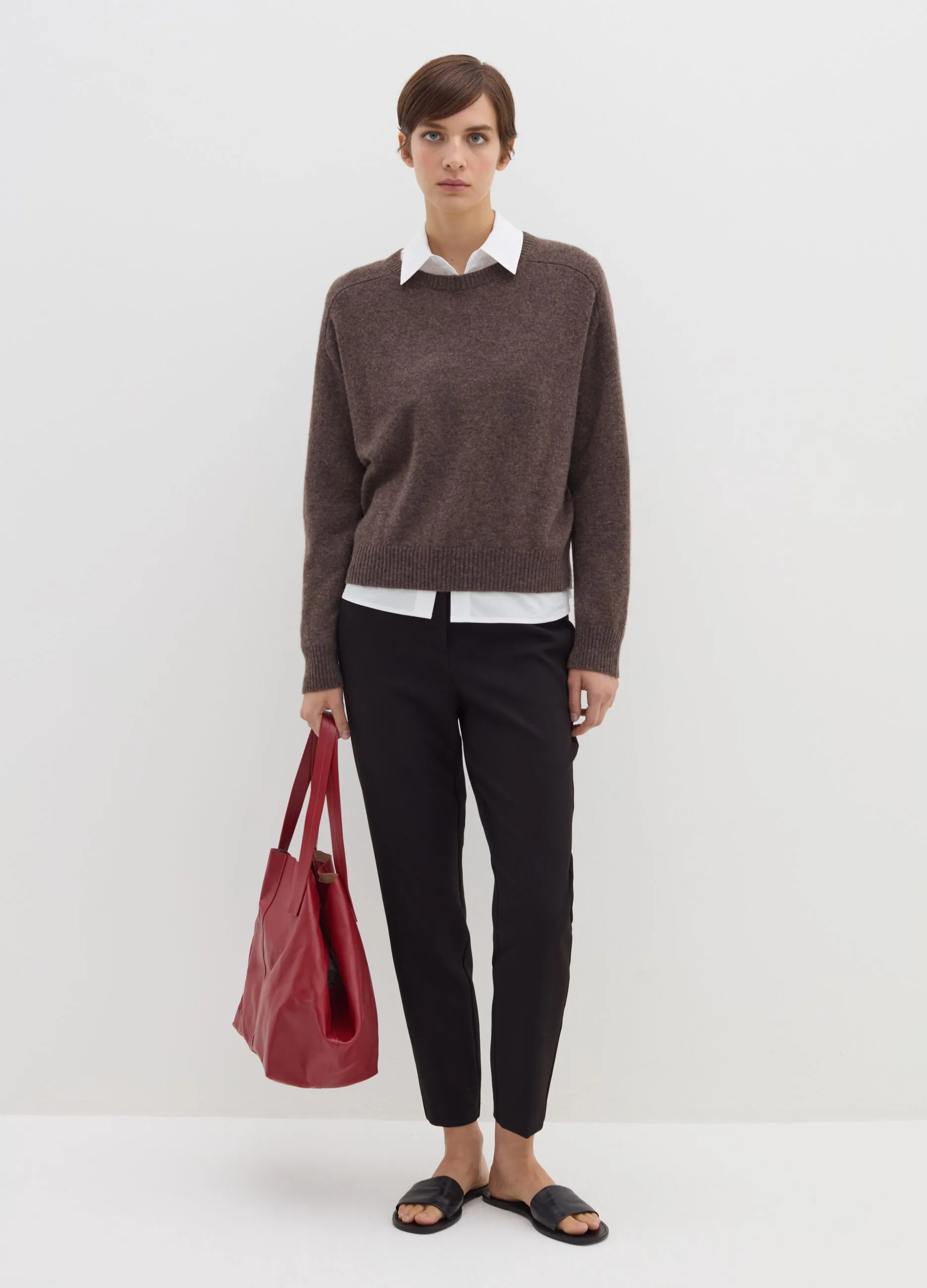 Maglia in cashmere melange