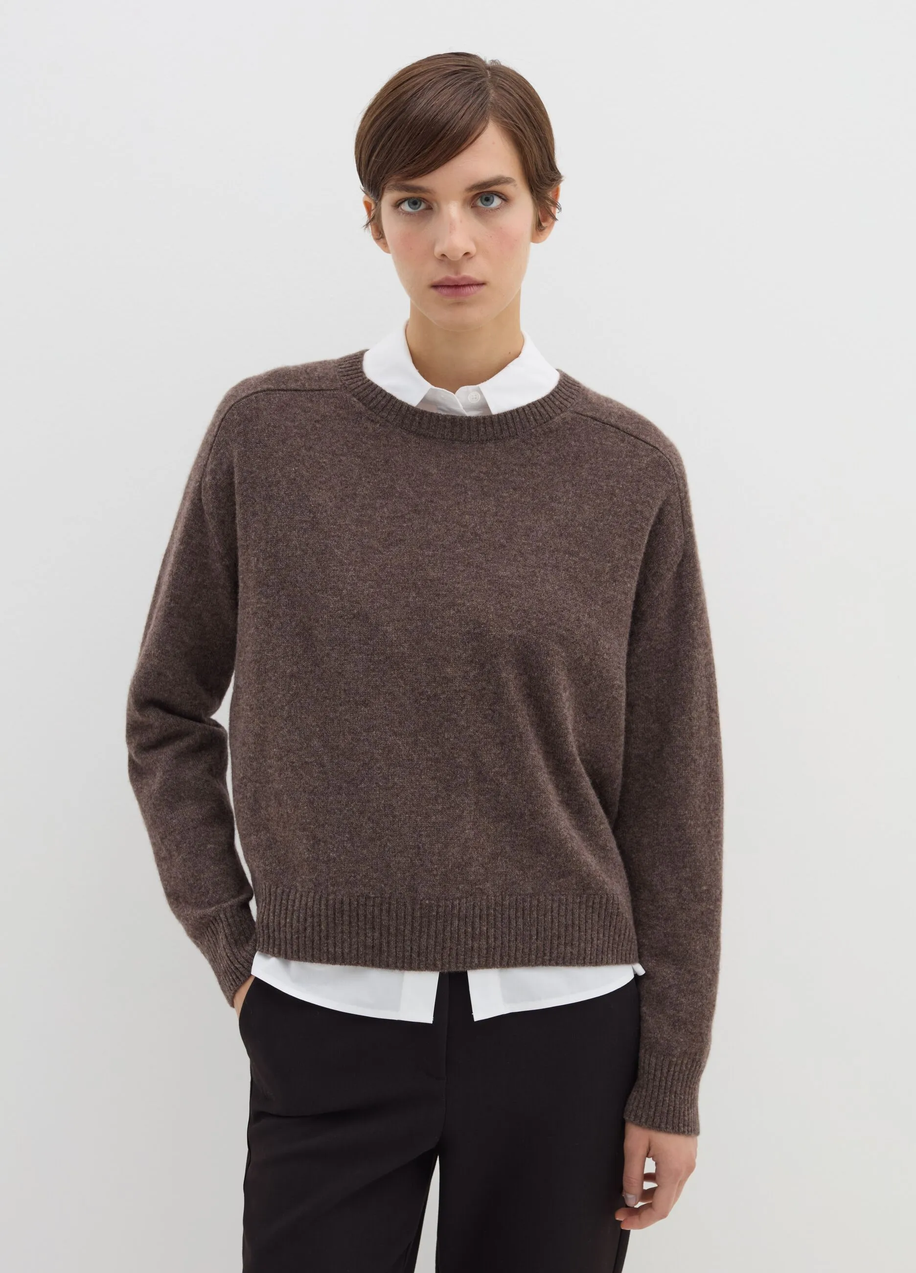 Maglia in cashmere melange