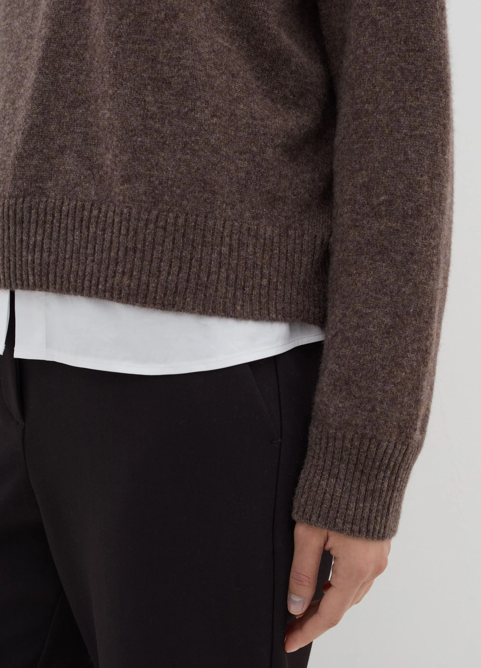 Maglia in cashmere melange