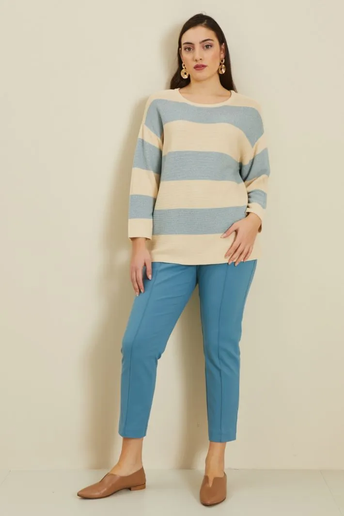 Maglia in cotone crèpe