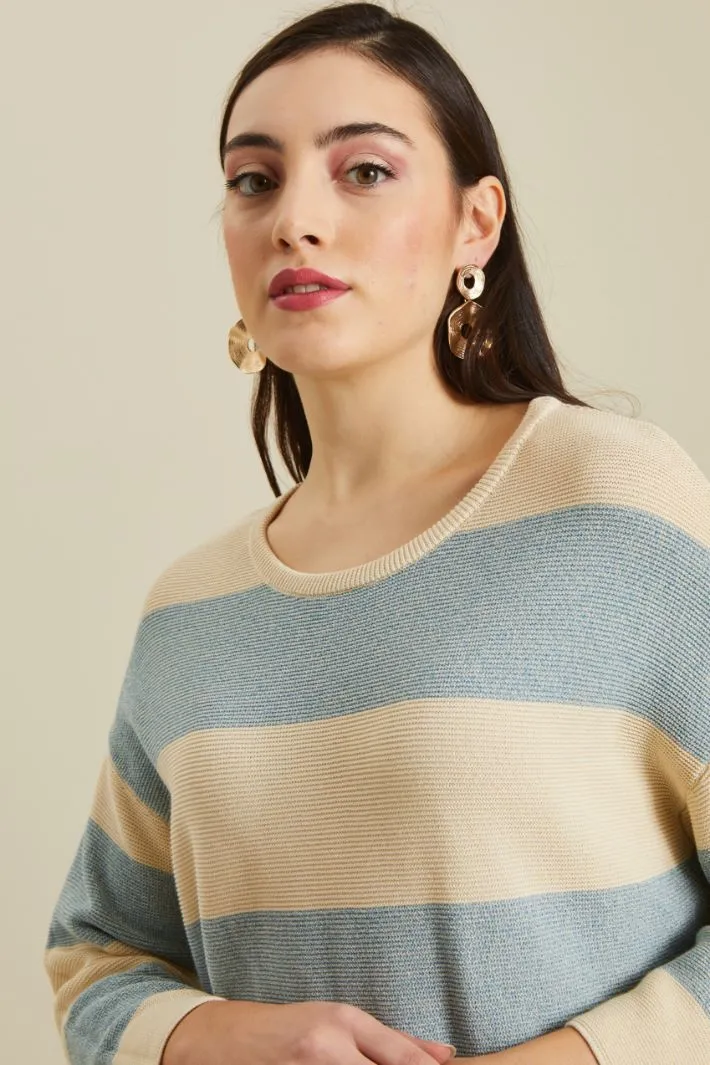 Maglia in cotone crèpe