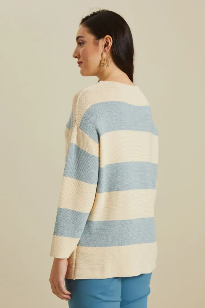 Maglia in cotone crèpe