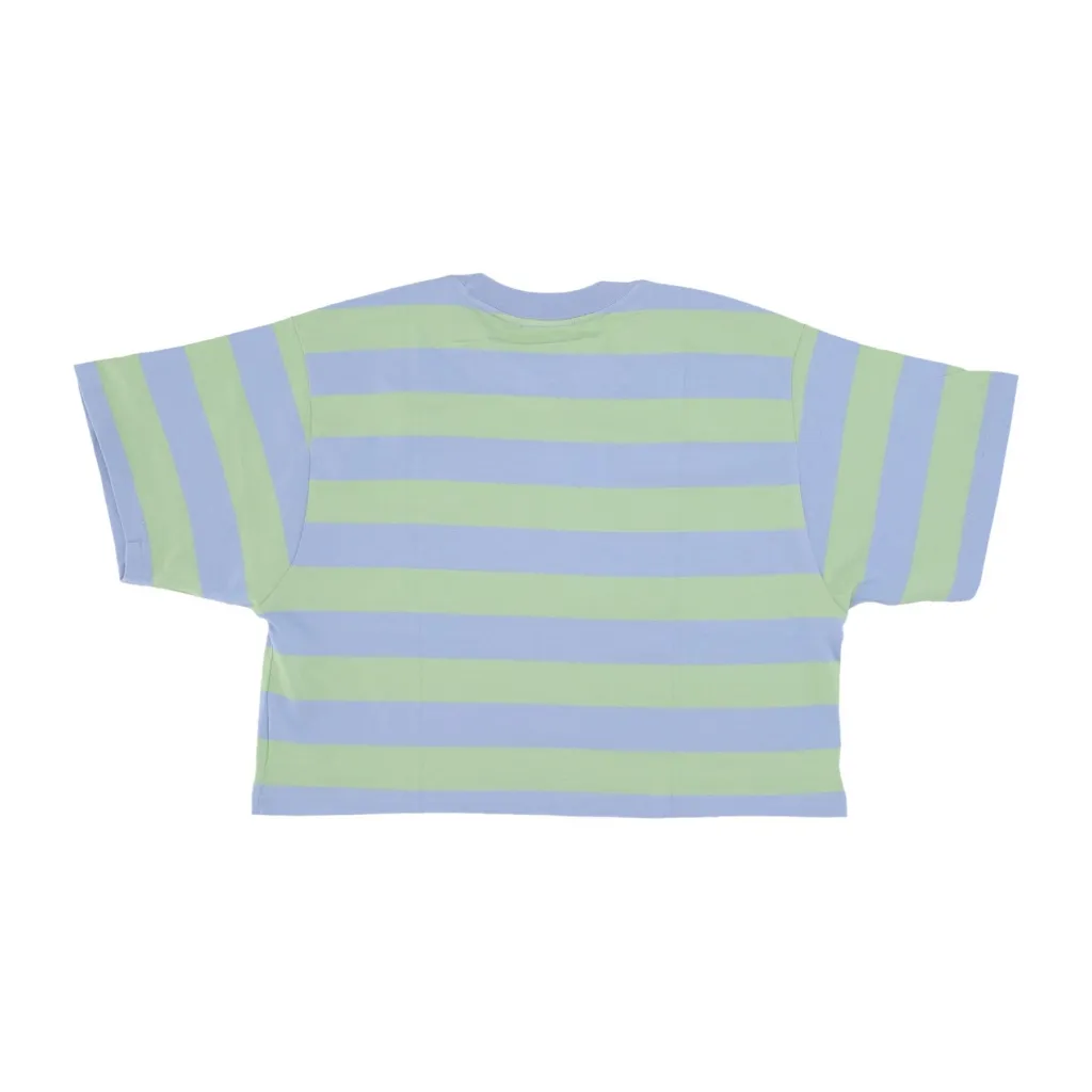 maglietta donna w adams stripe cropped tee HYDRANGEA MULTI