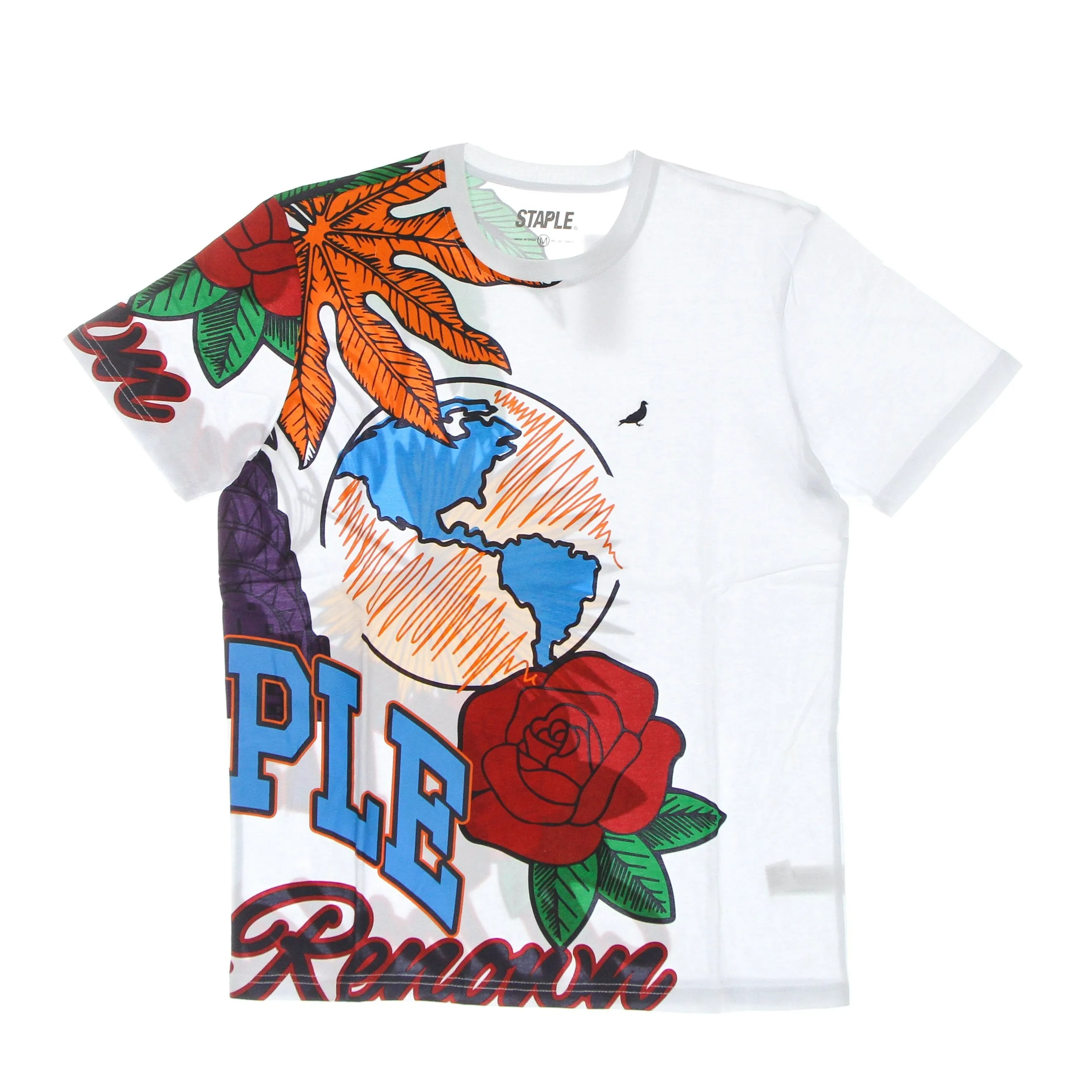 Maglietta Uomo Cypress Flora Tee White