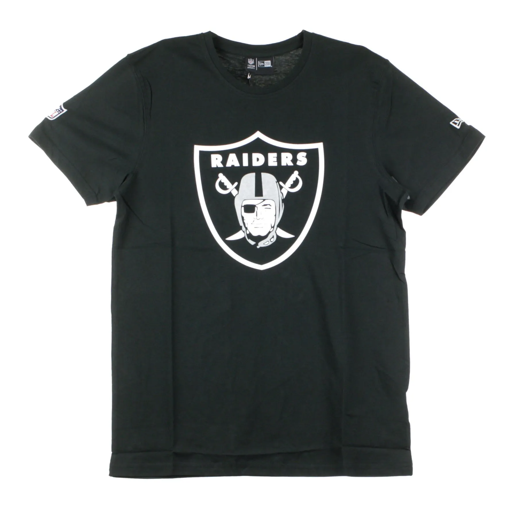 Maglietta Uomo Nfl Team Logo Tee Oakrai Black