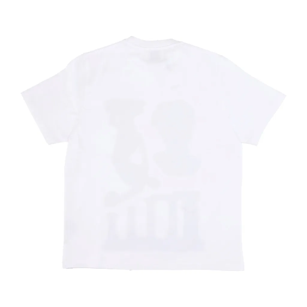 maglietta uomo teo print tee WHITE