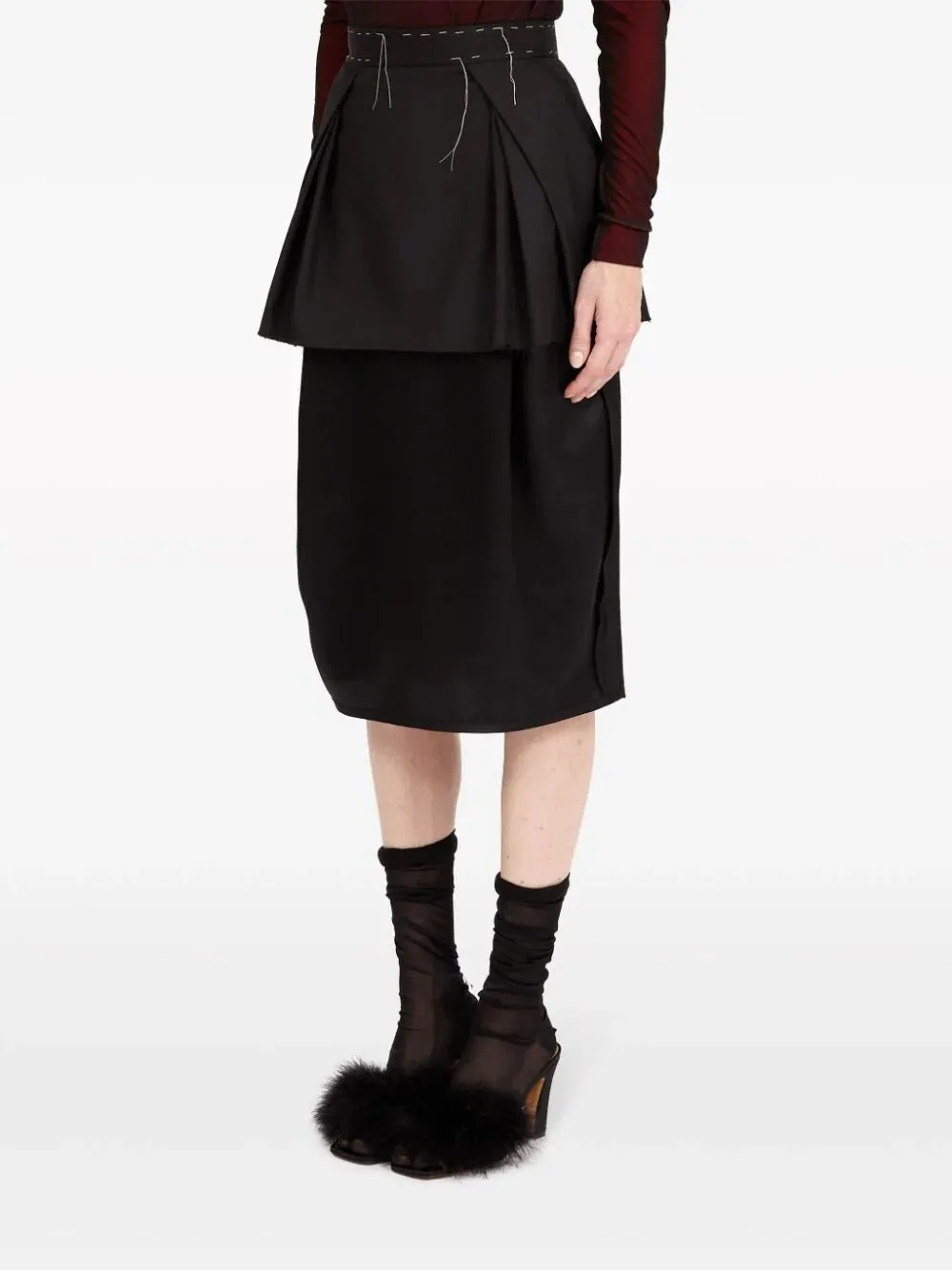 MAISON MARGIELA MIDI SKIRT