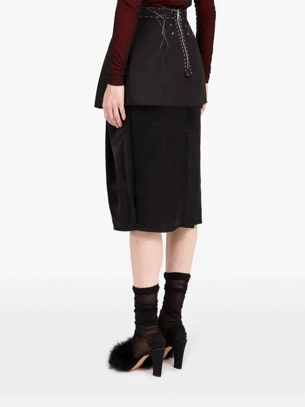 MAISON MARGIELA MIDI SKIRT