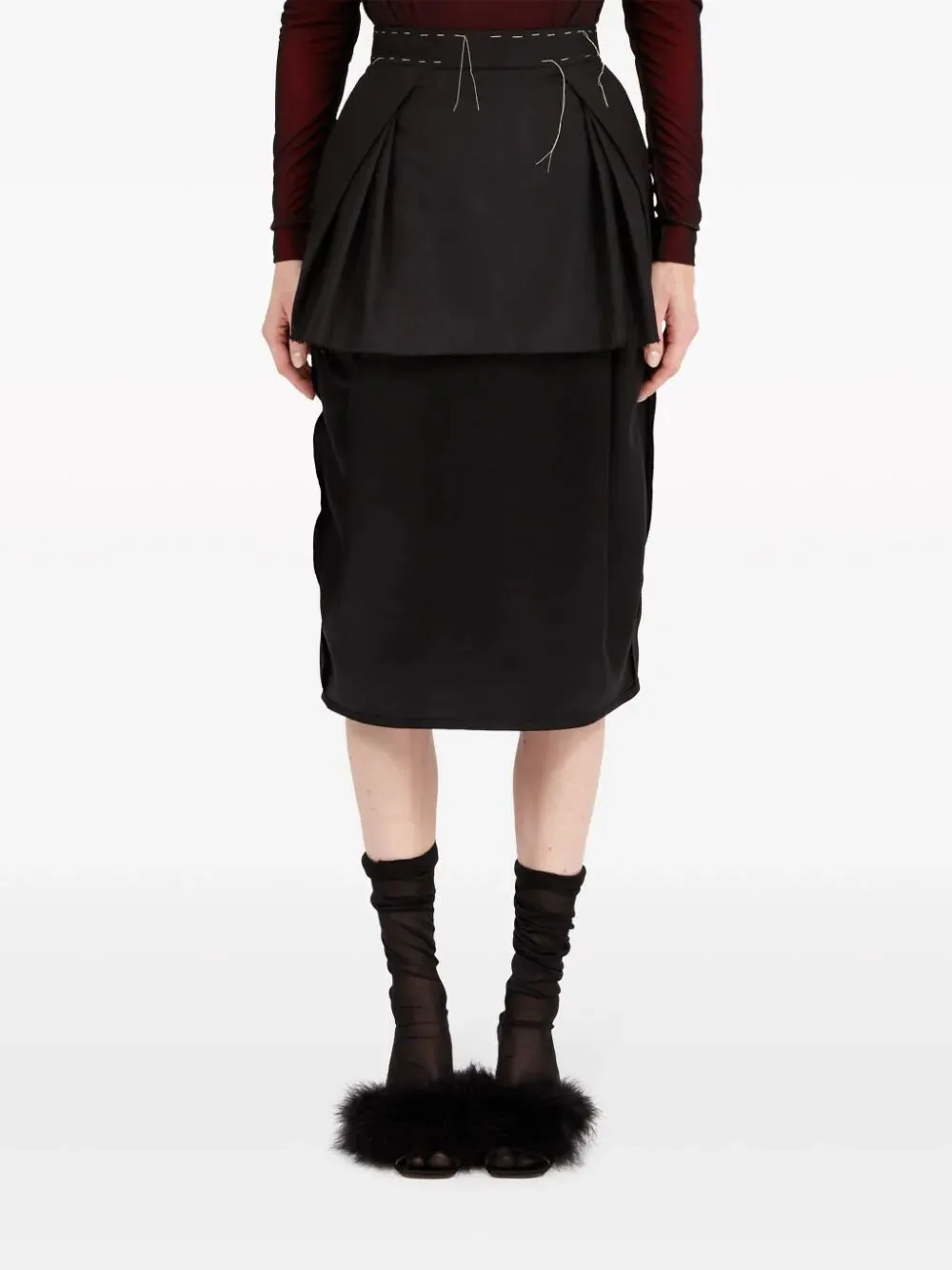 MAISON MARGIELA MIDI SKIRT