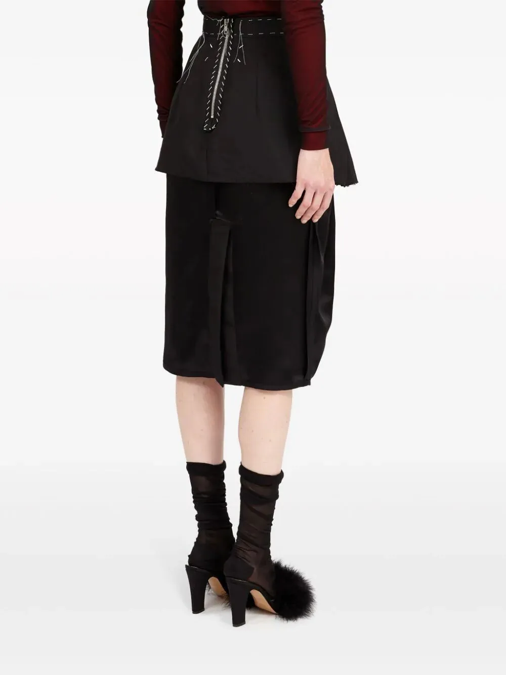 MAISON MARGIELA MIDI SKIRT