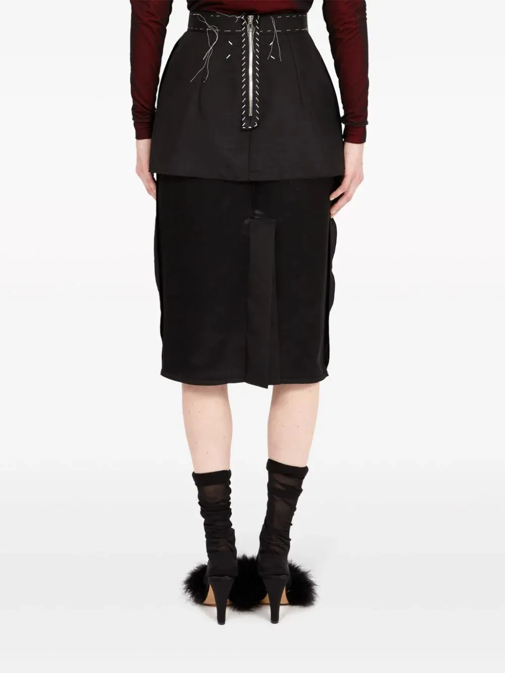 MAISON MARGIELA MIDI SKIRT