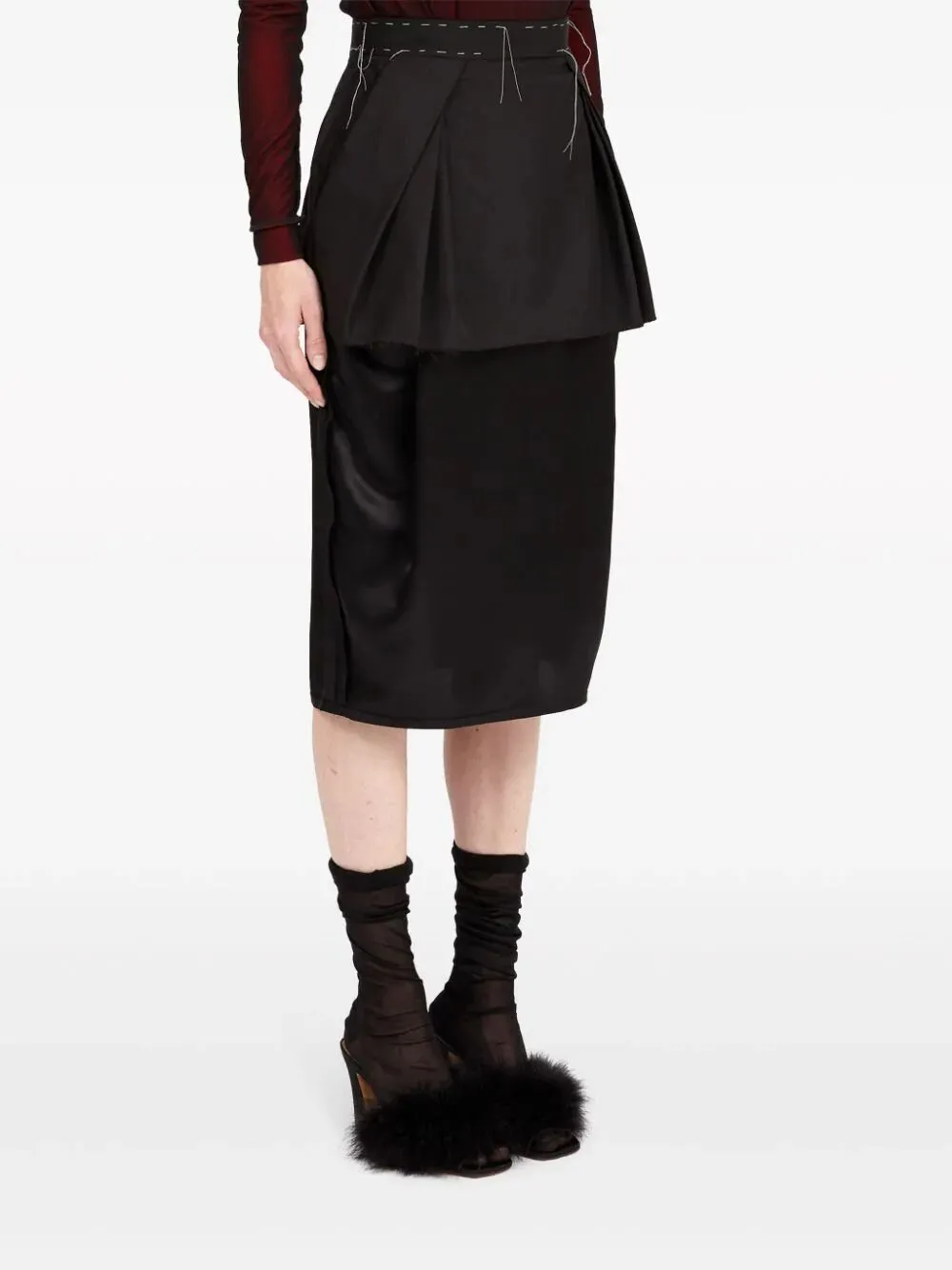MAISON MARGIELA MIDI SKIRT