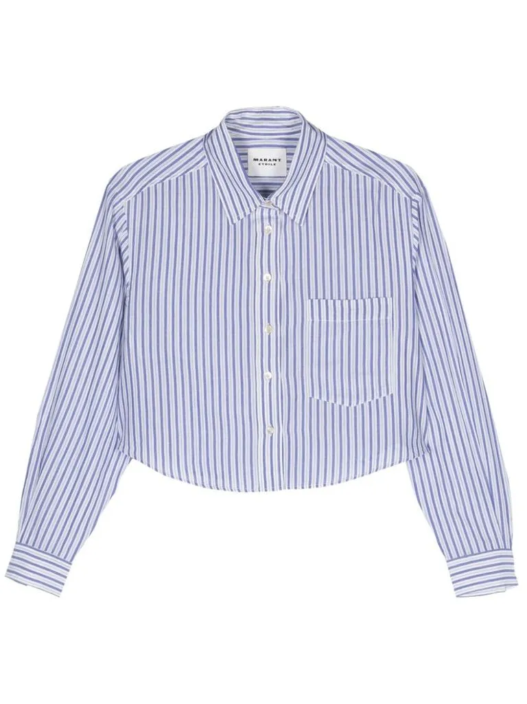 marant étoile Camicia motivo a righe