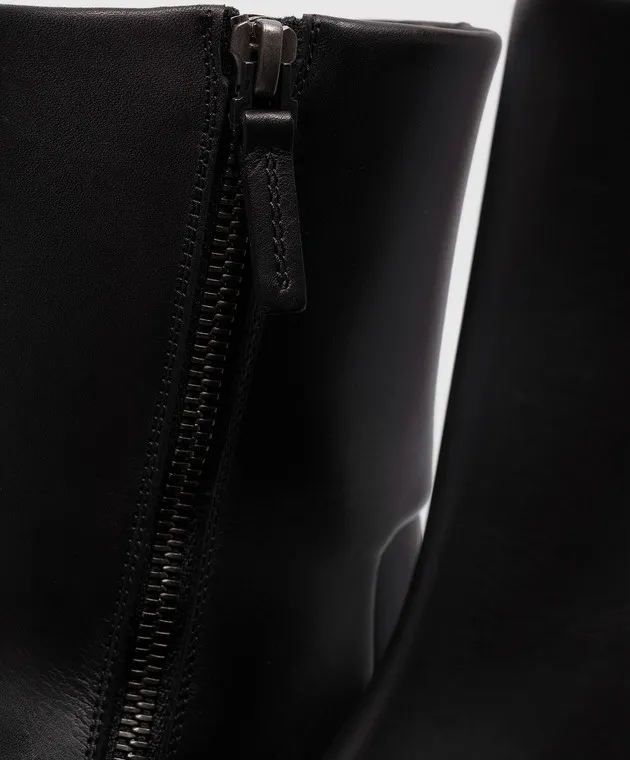 Marsell Stivali in pelle nera MW8082118