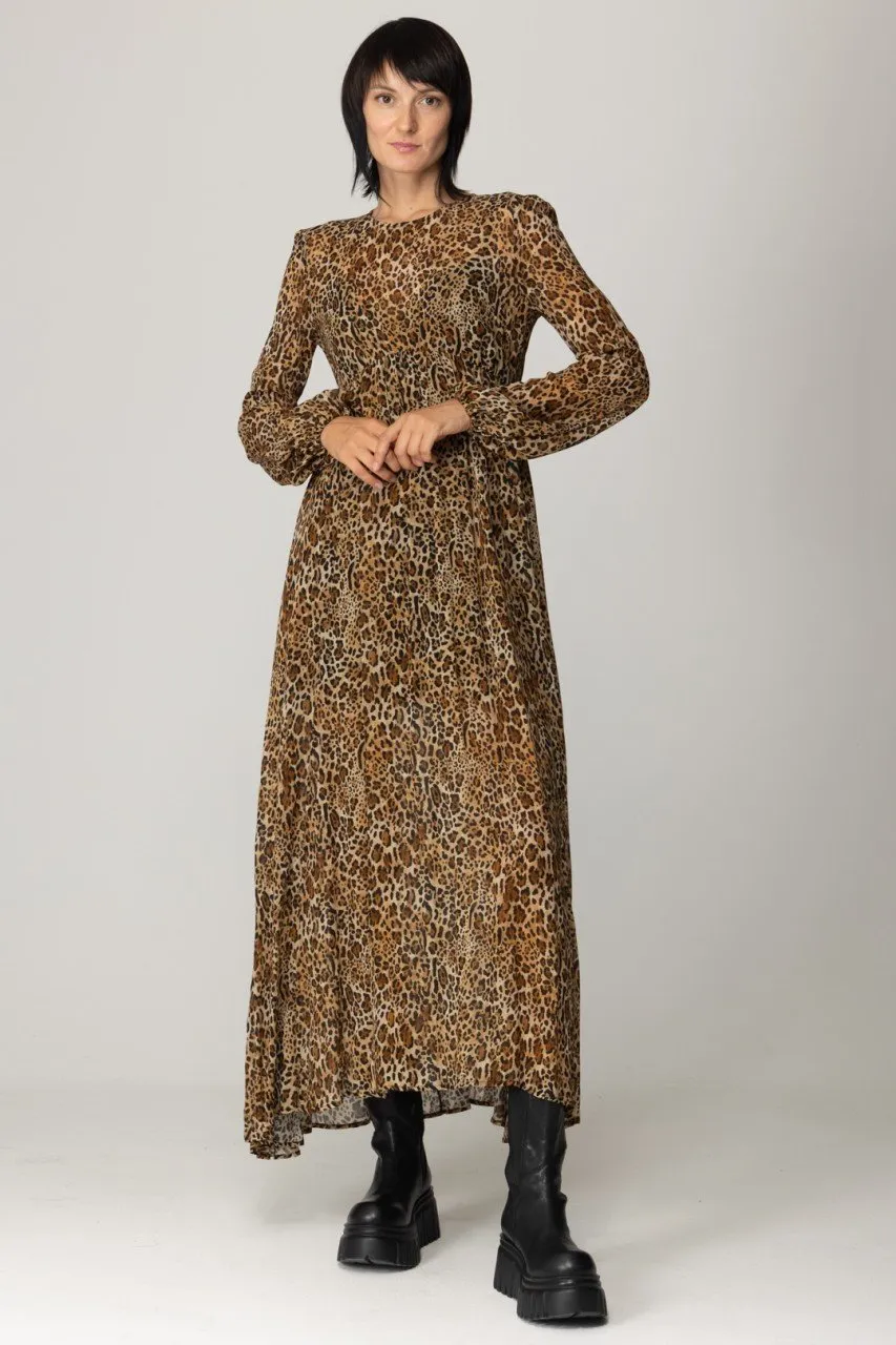 Maxi abito animalier LEO