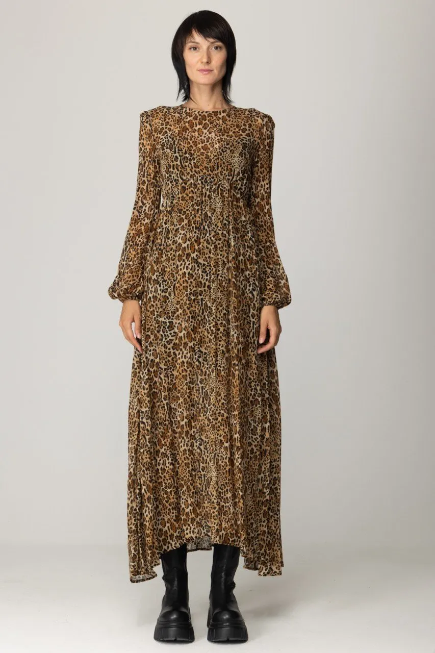 Maxi abito animalier LEO