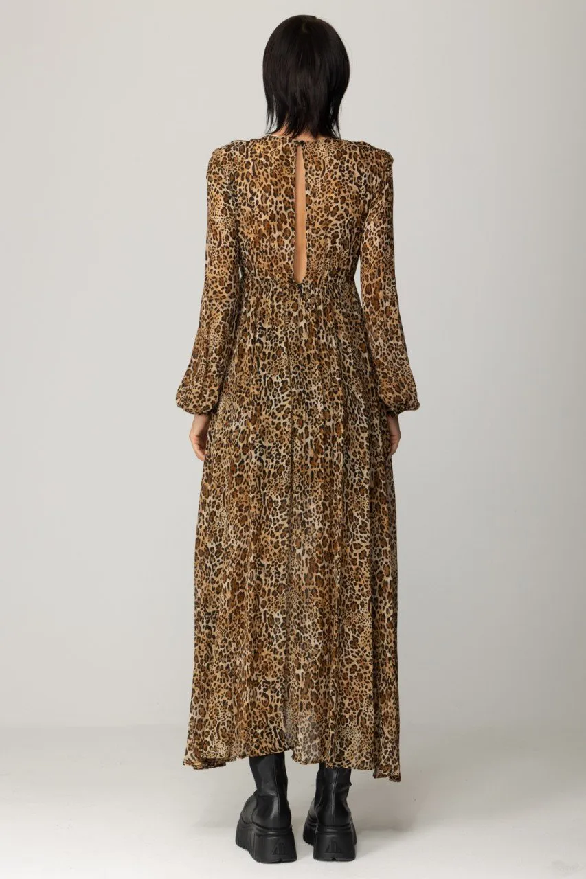 Maxi abito animalier LEO