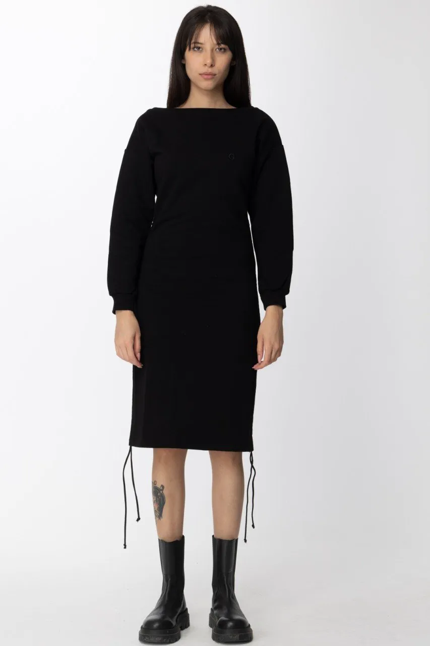 Maxi Abito in felpa Nero